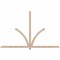 Ekena Millwork Redmond Smooth Timber Gable Bracket, Douglas Fir, 108"W x 68"H x 1 1/2"D x 3 1/2"F, 15/12 Pitch GBW108X68X0204RED00SDF - alternate 1